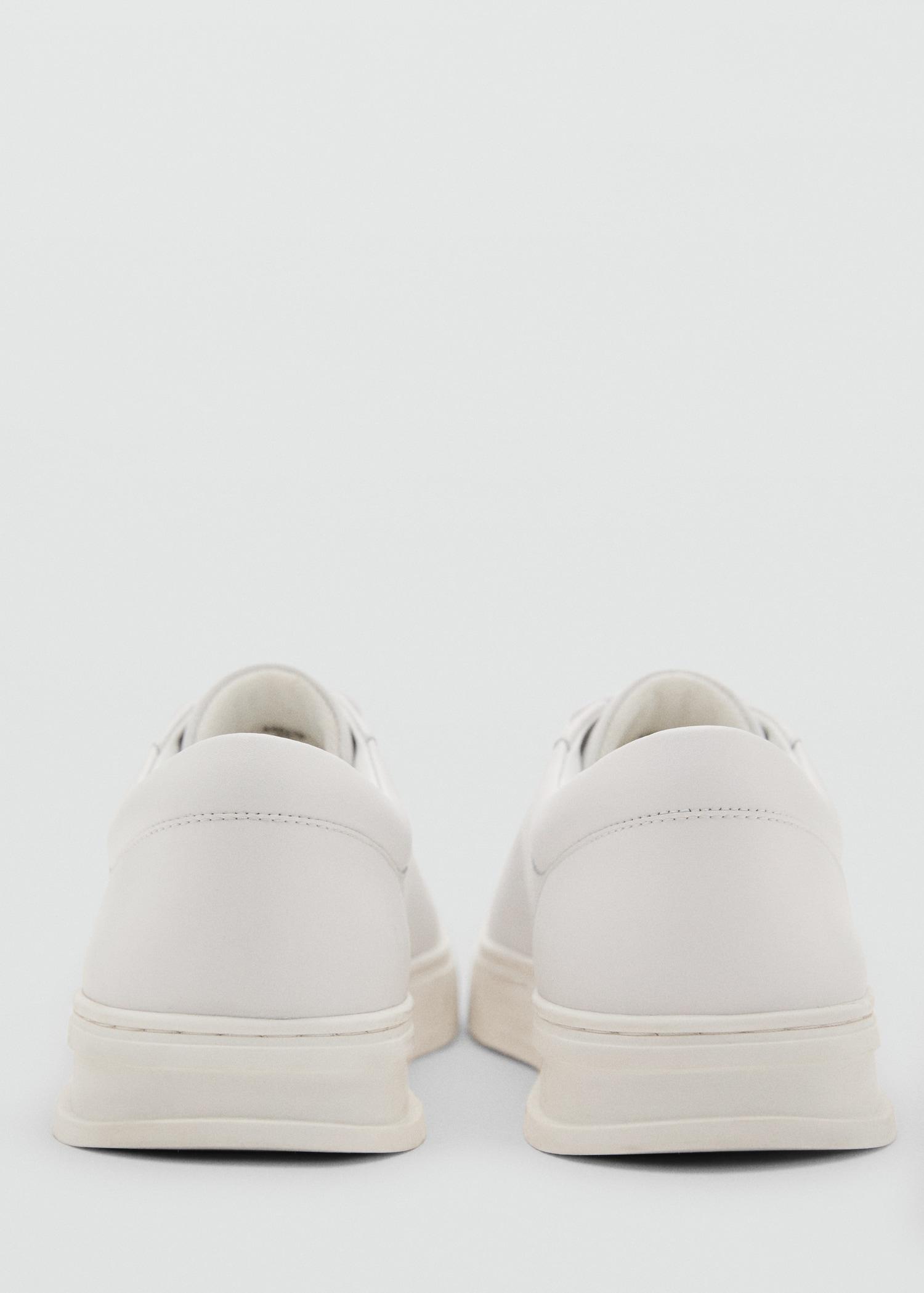 Leather panel sneakers - Men | MANGO USA Product Image