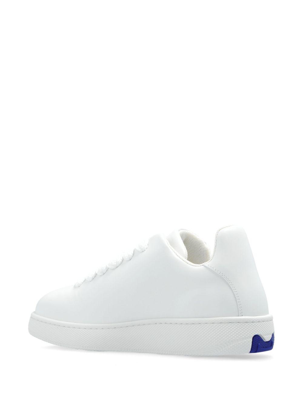 twisted metal detail leather sneakers Product Image