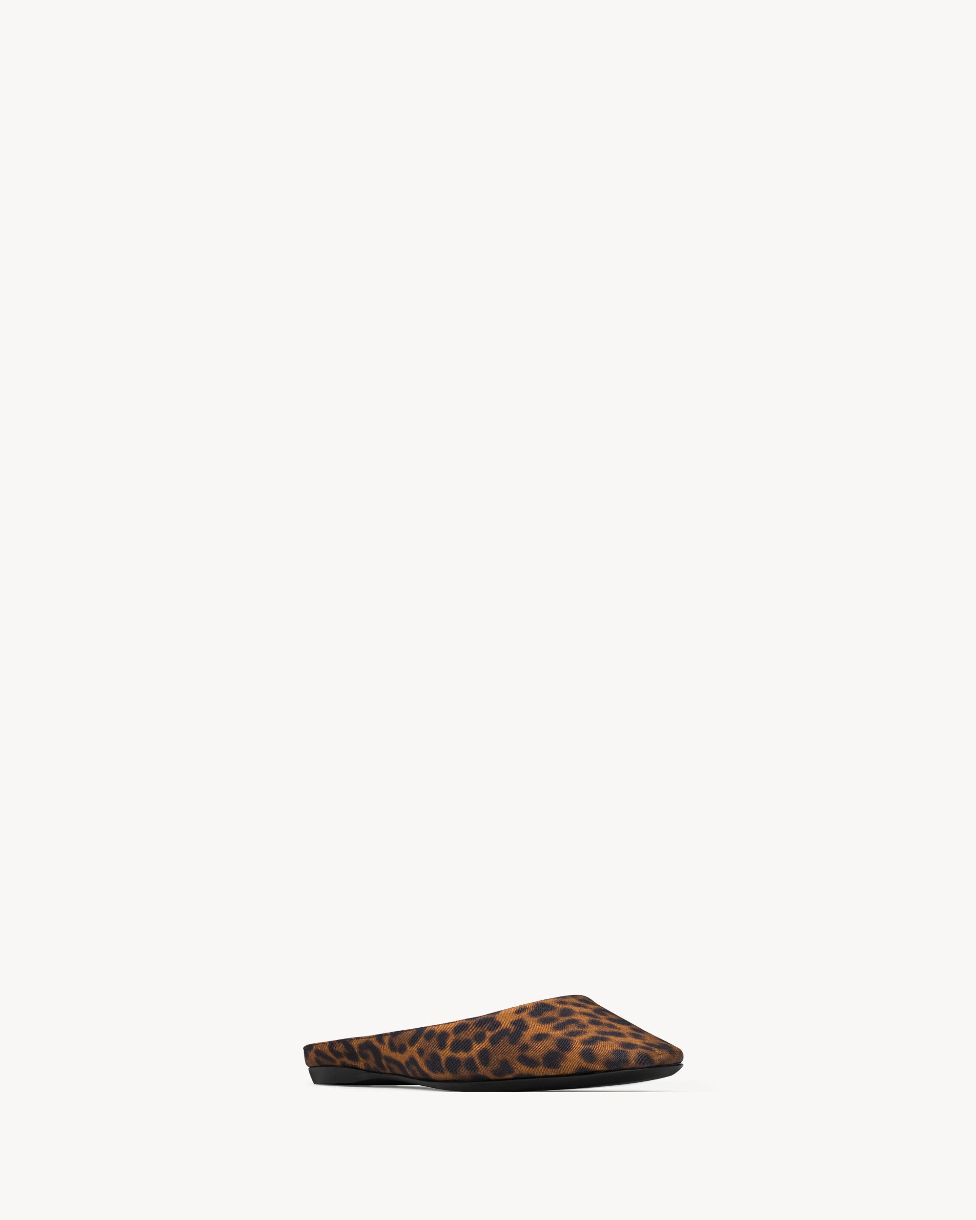 LIDO slip-ons in leopard grosgrain Product Image