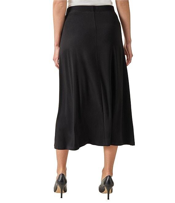 Kasper Pull-On A-Line Midi Skirt Product Image