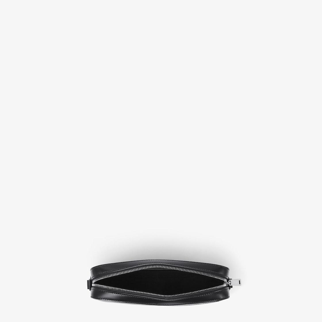 Fendi Diagonal Camera CaseBlack leather bag Product Image