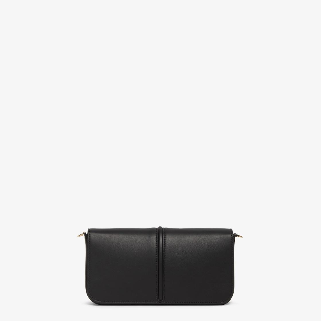 Fendigraphy Wallet On ChainBlack leather wallet Product Image