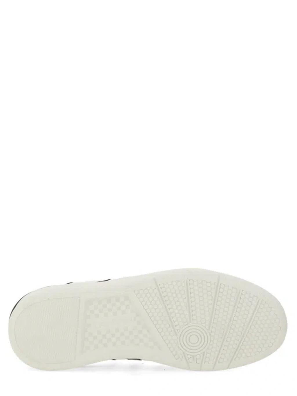 White & Black Clay Mesh Sneakers Product Image