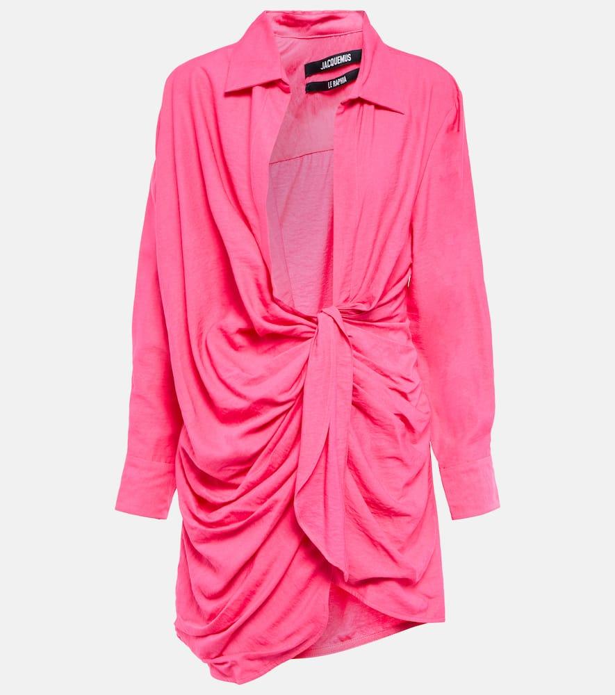JACQUEMUS Pink Bahia Mini Dress Product Image