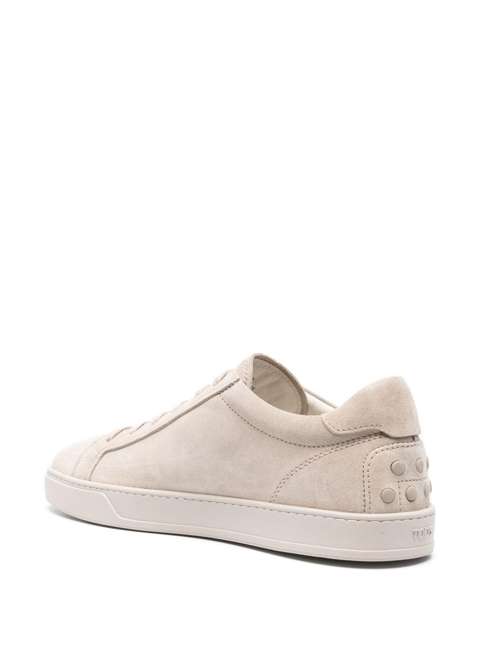 logo-print suede sneakers Product Image