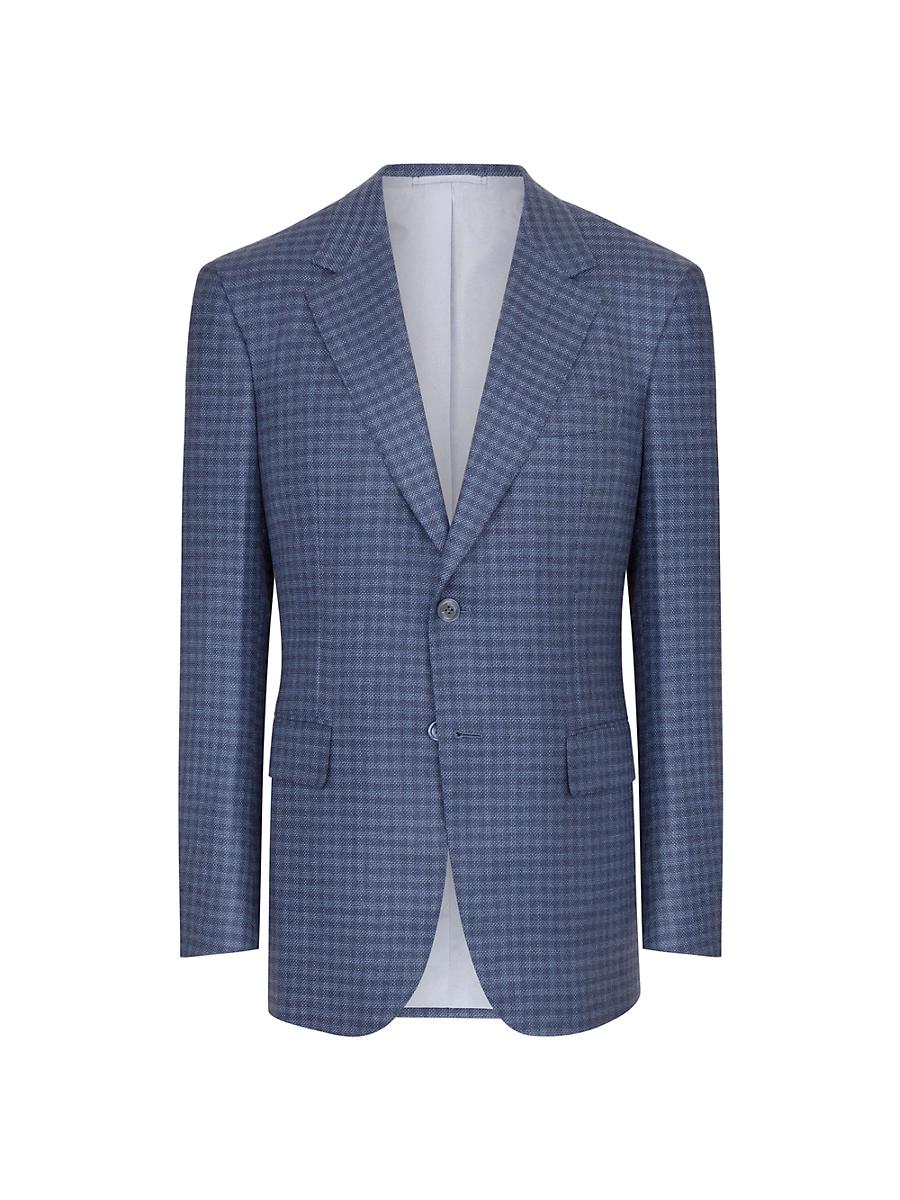 Mens Woven Jacket with 2 Buttons Product Image