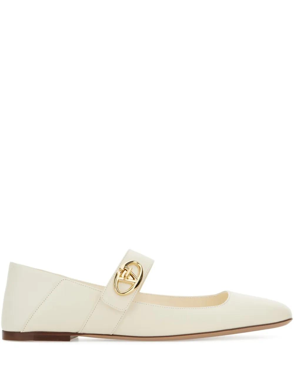 VLogo Locker Mary-Jane ballerina shoes Product Image