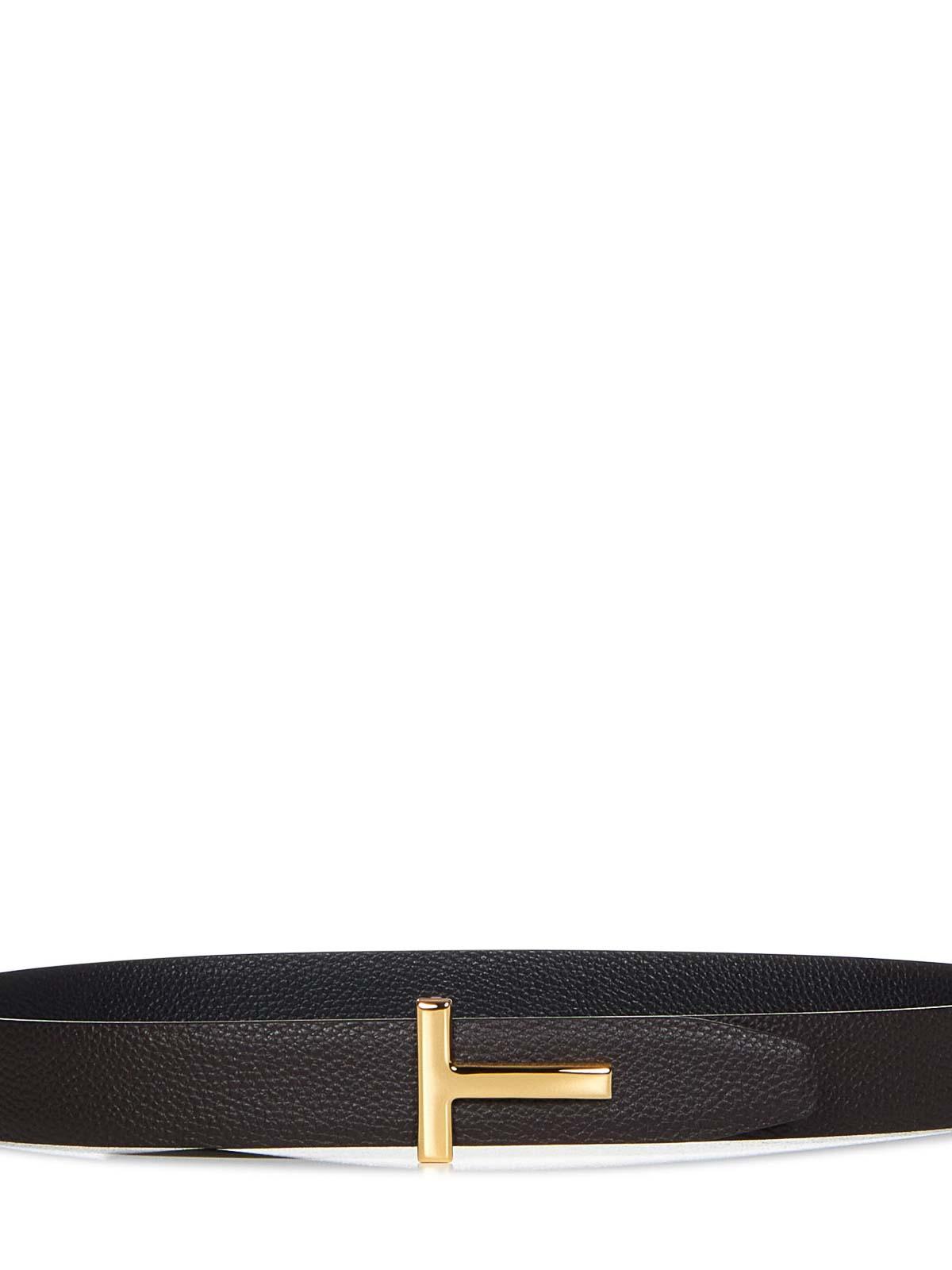 TOM FORD Brown Leather Belt Product Image