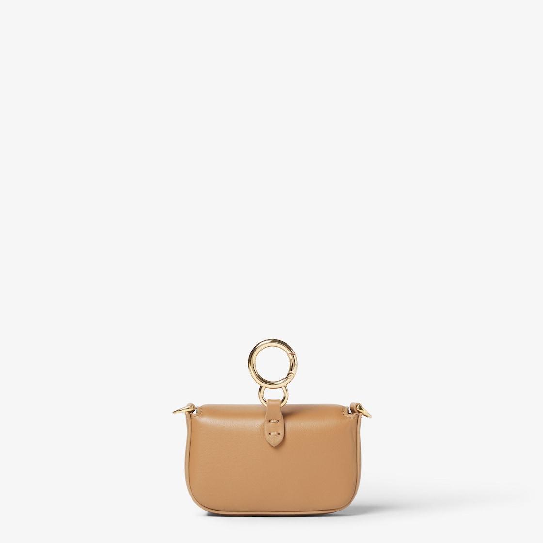 Nano Baguette CharmBeige nappa leather charm Product Image