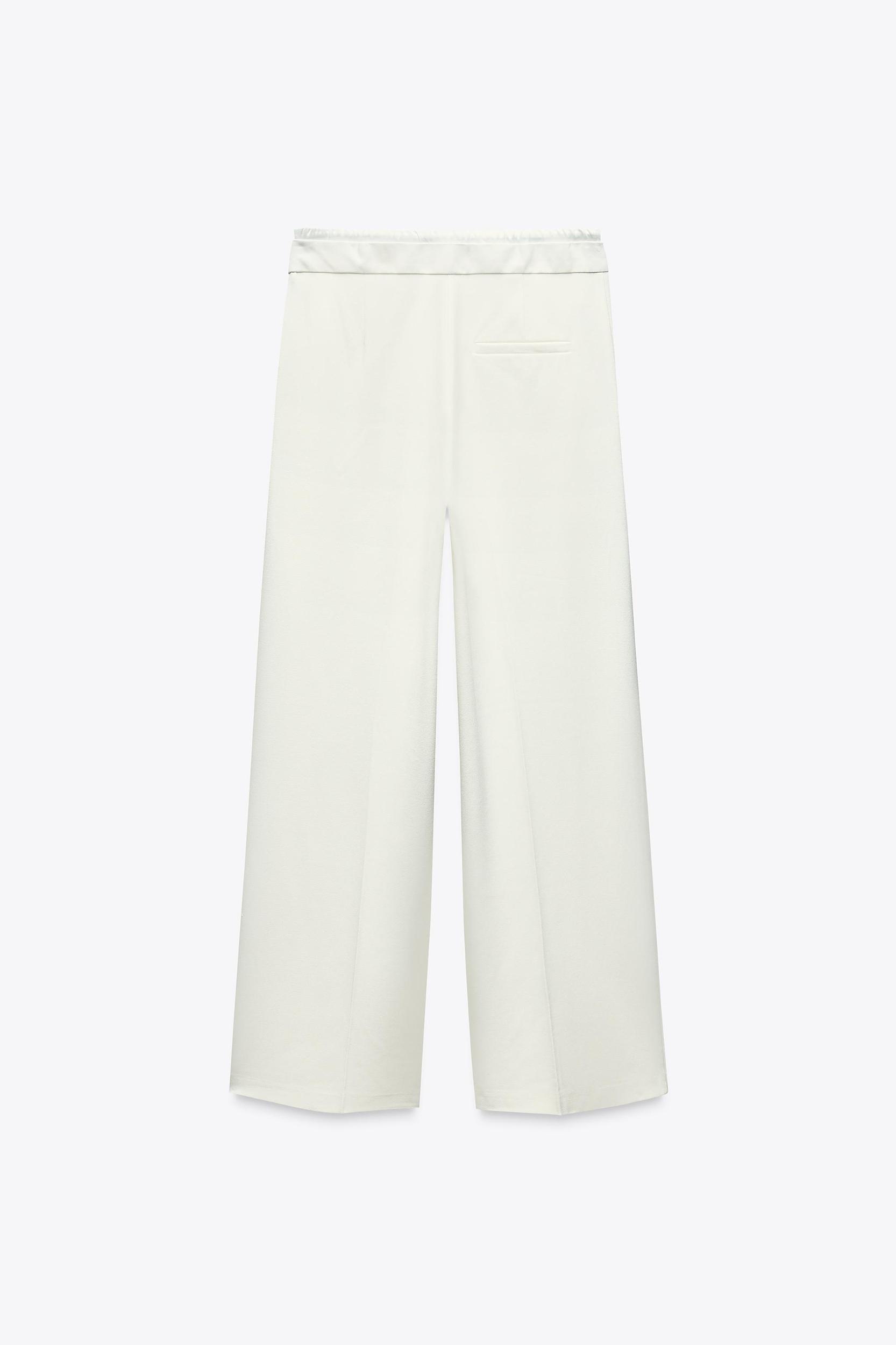 DOUBLE WAIST WIDE LEG PANTS Product Image