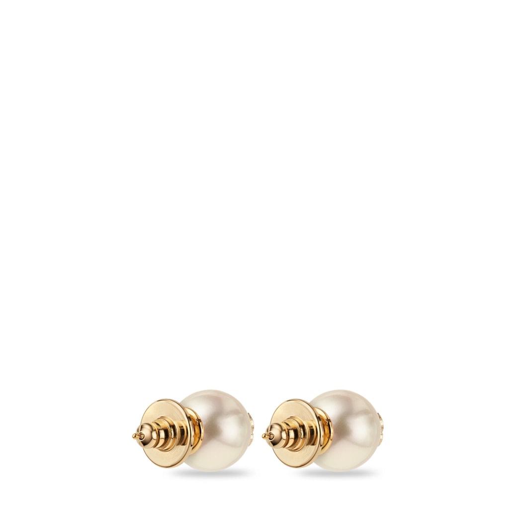 debossed-logo pearl earrings  Product Image