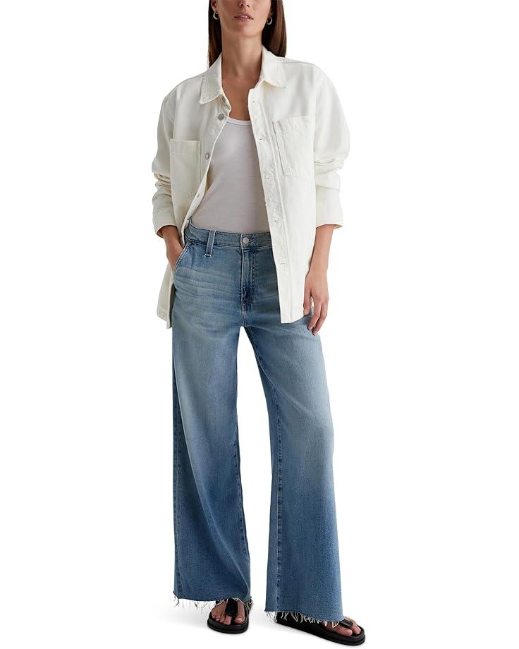 Stella Mid-Rise Wide Leg Palazzo Jeans in Idol Product Image
