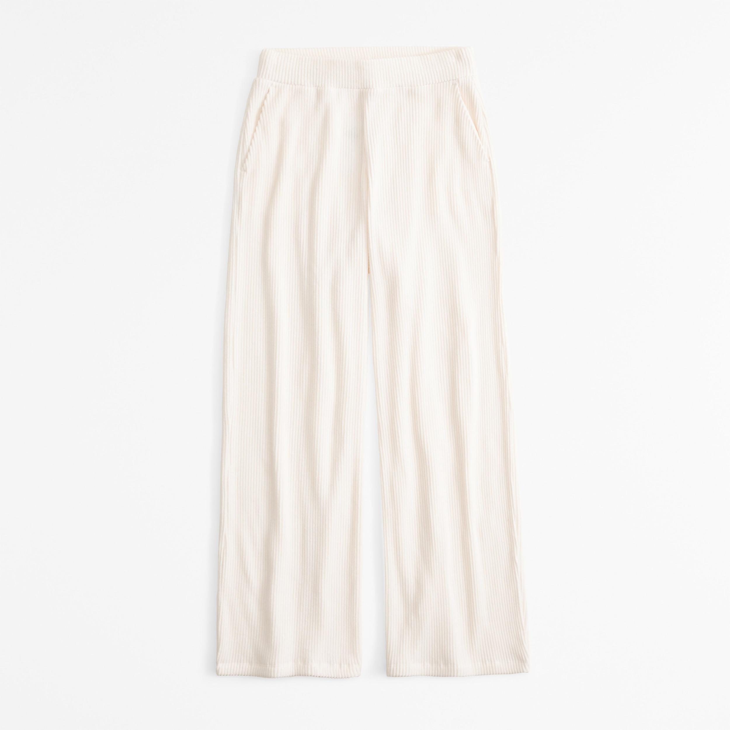 Brushed Rib Wide Leg Sweatpant Product Image