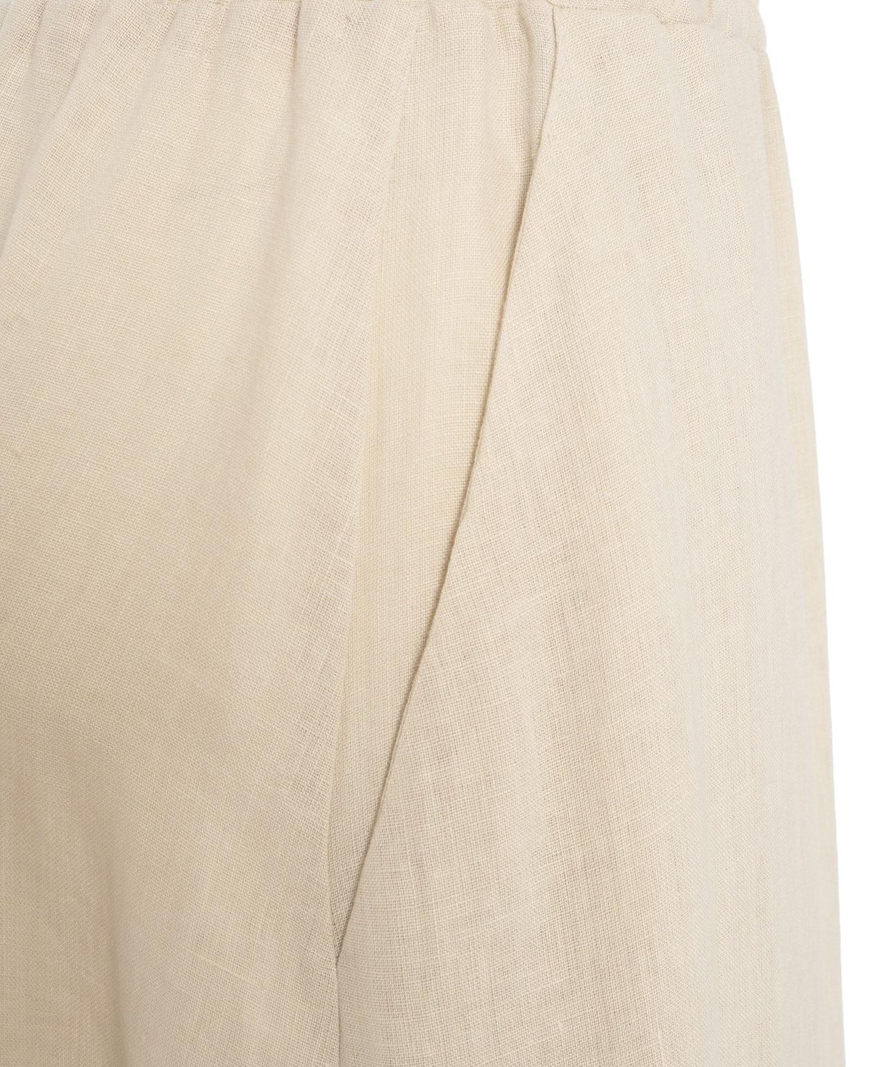 Linen skirt with pockets Product Image