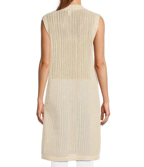 Anna & Ava Open Weave Long Vest Product Image