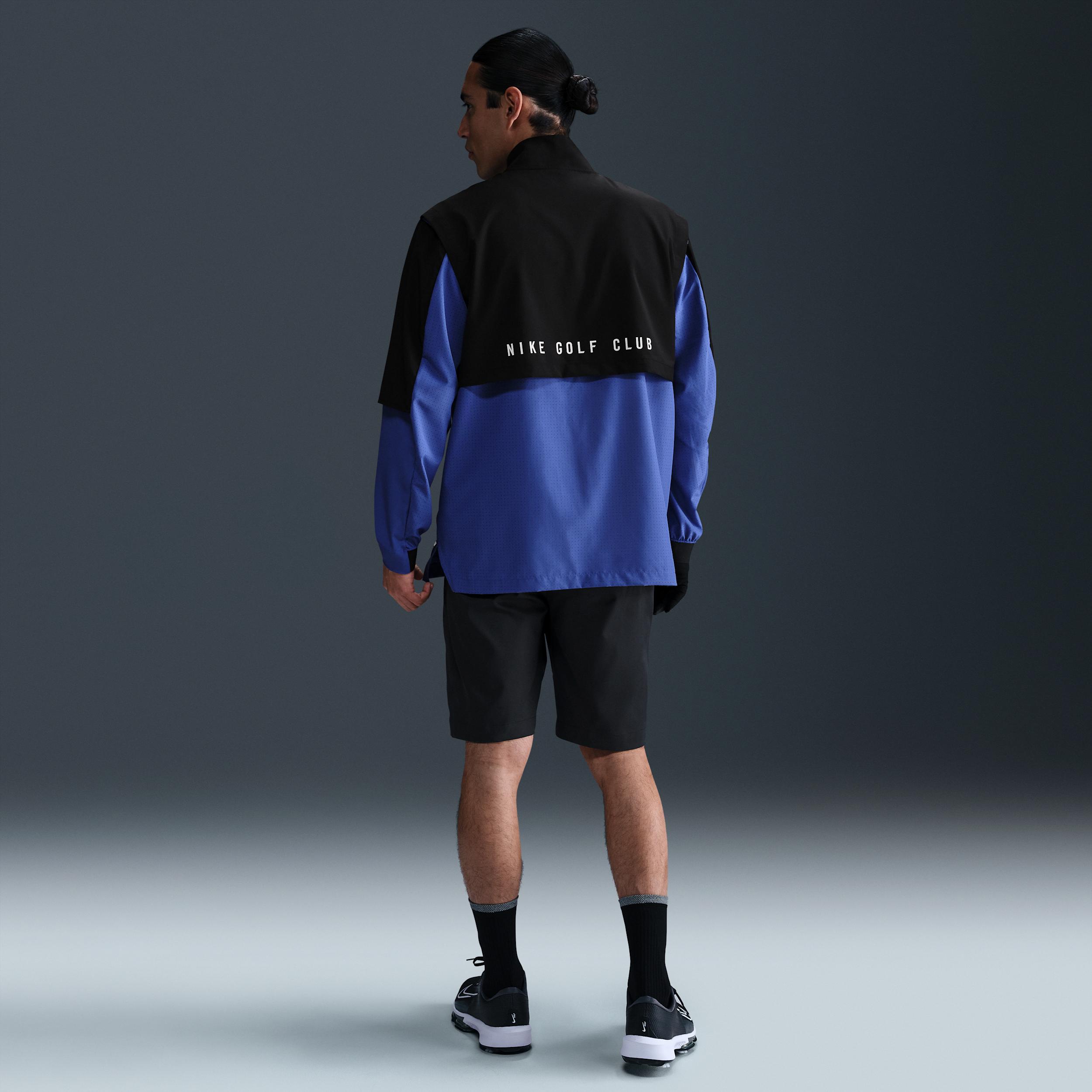 Nike Mens Golf Club Dri-FIT 1/2-Zip Golf Jacket | FQ1155-490 Product Image