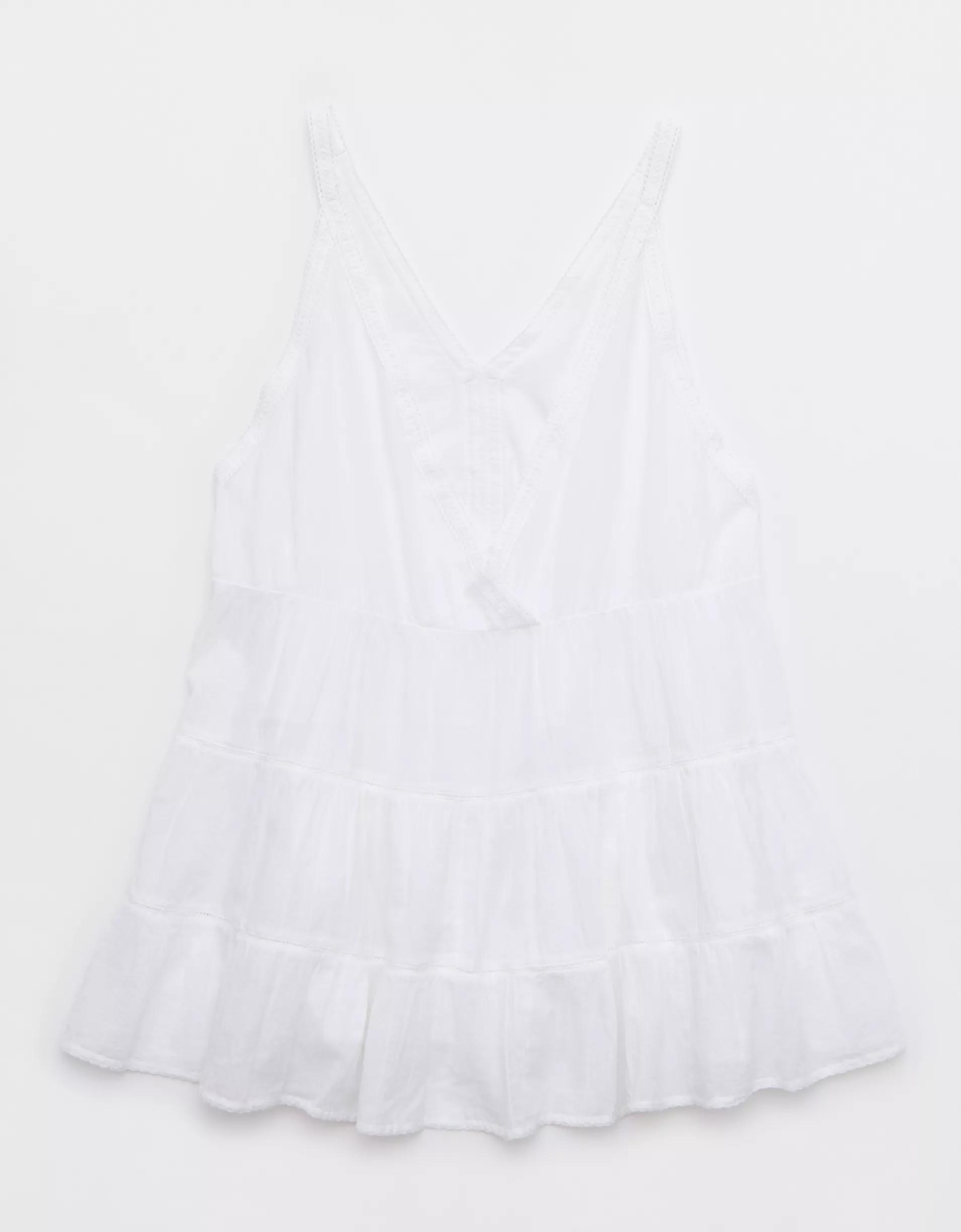 Aerie Tiered Cover Up Mini Dress Product Image