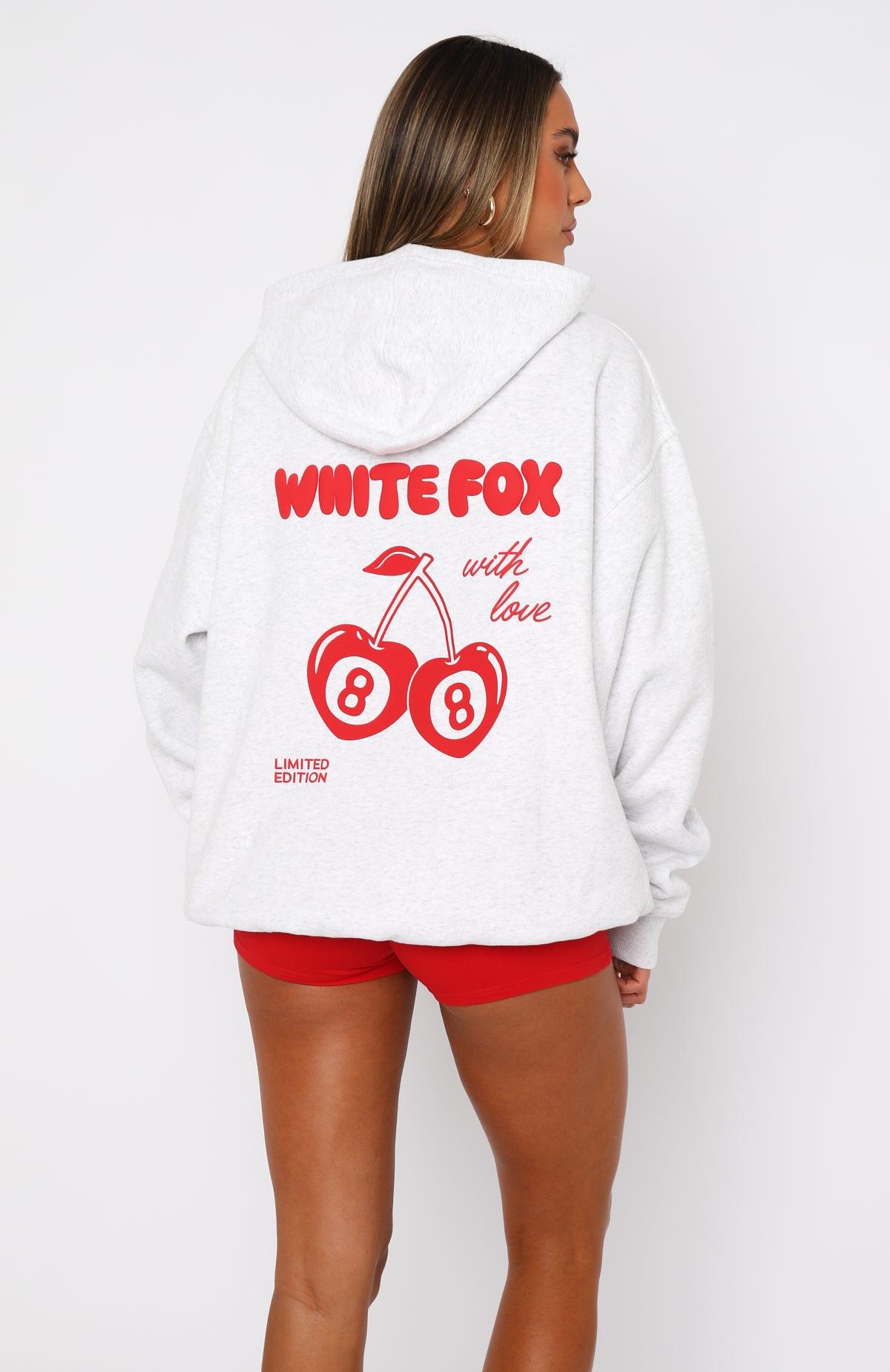 With Love In The Moment Oversized Hoodie Grey Marle Product Image