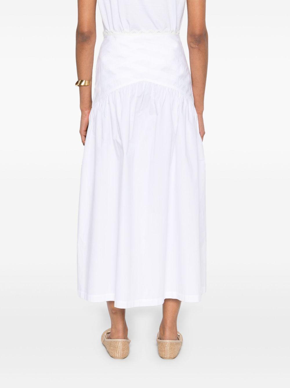 poplin midi skirt Product Image