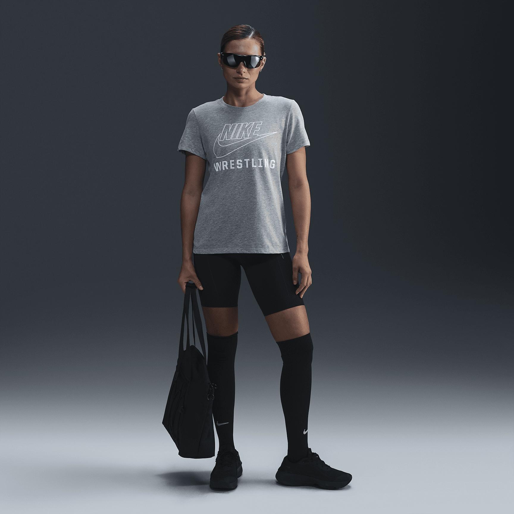 Nike Womens Swoosh Wrestling T-Shirt | APS468-063 Product Image