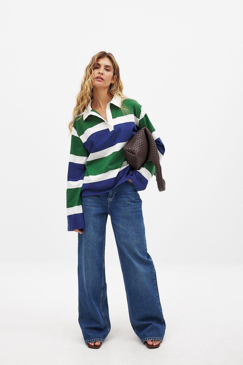 Long Sleeve Polo Shirt Product Image