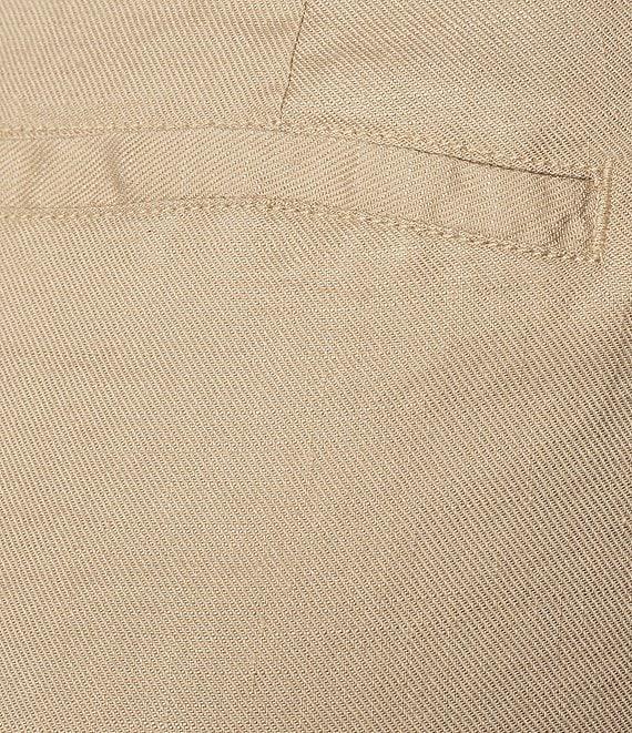 NYDJ Stretch Linen Blend High Rise Relaxed Fit Shorts Product Image
