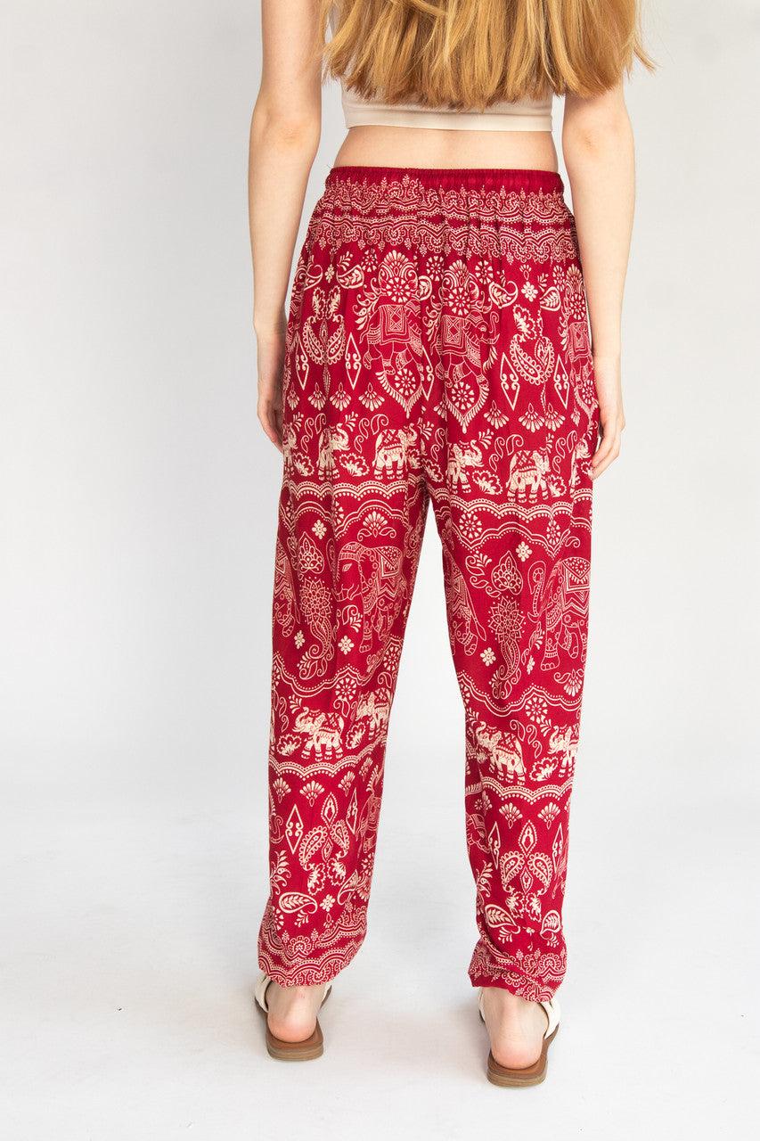 Elephant Drawstring Pants Product Image