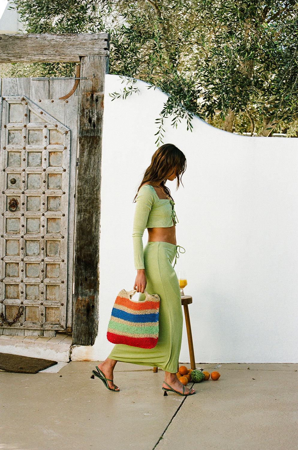 Marcelle Skirt - Olive Product Image