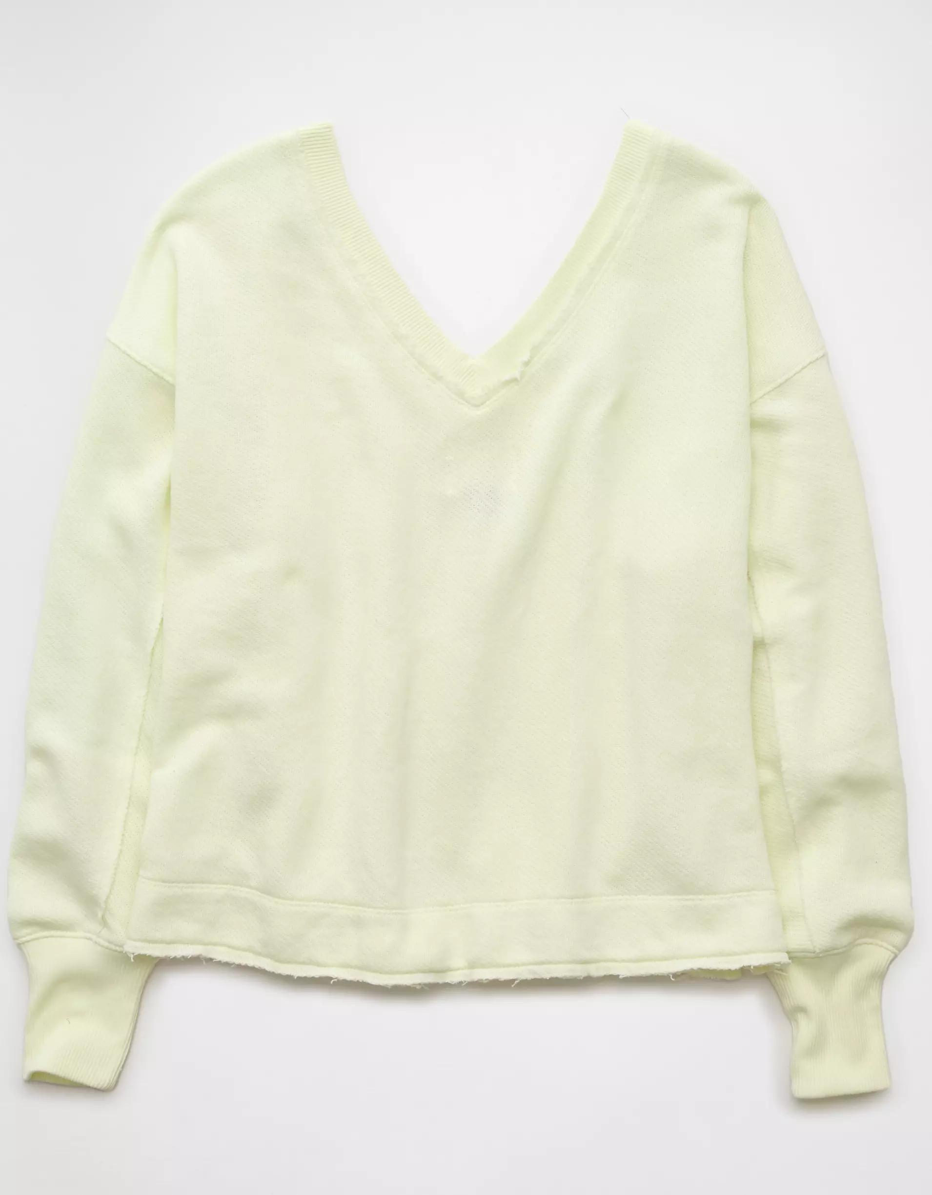 AE Saltwash Double V-Neck Sweatshirt Product Image