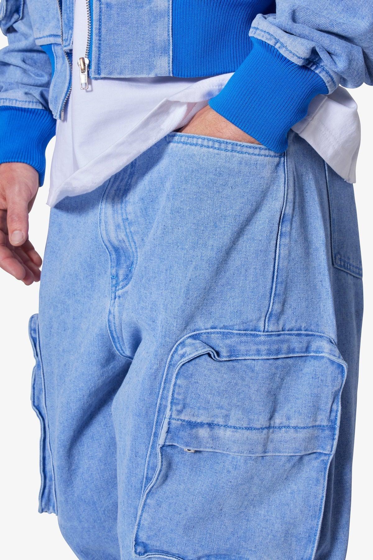 Ultra Baggy Feeling Blue Denim - Blue Product Image