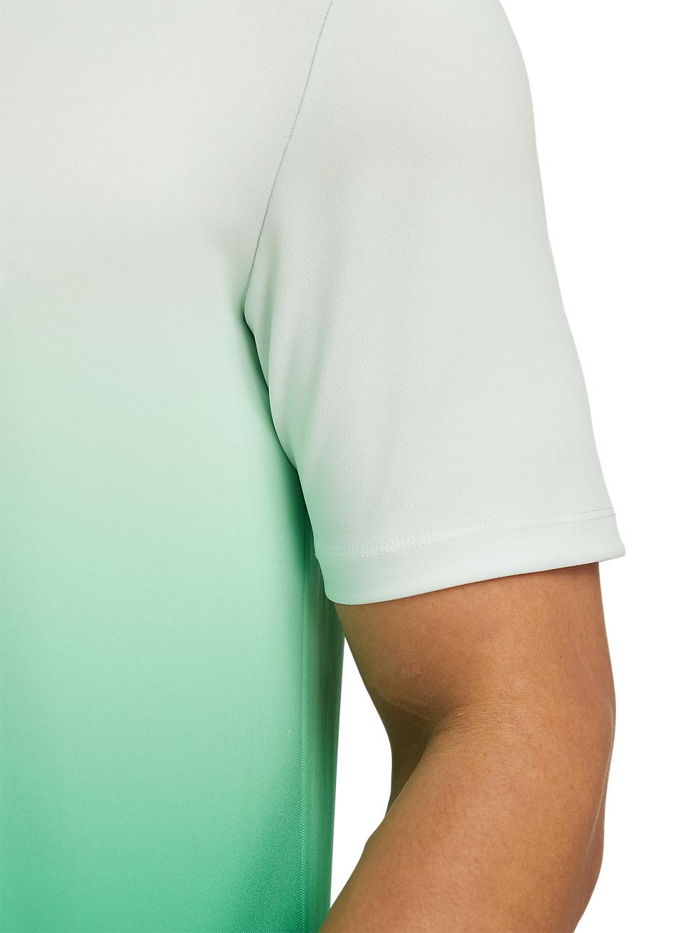Performance Blend Three Button Polo - Green Product Image