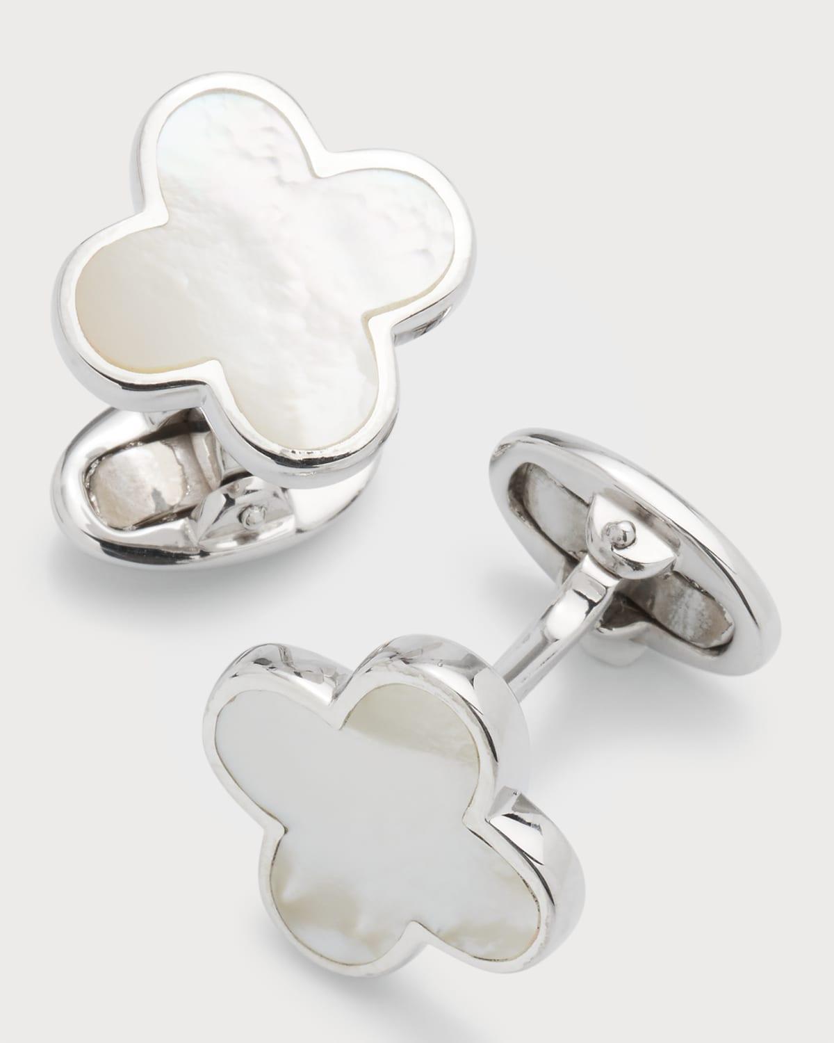 Mens Clover Cufflinks Product Image