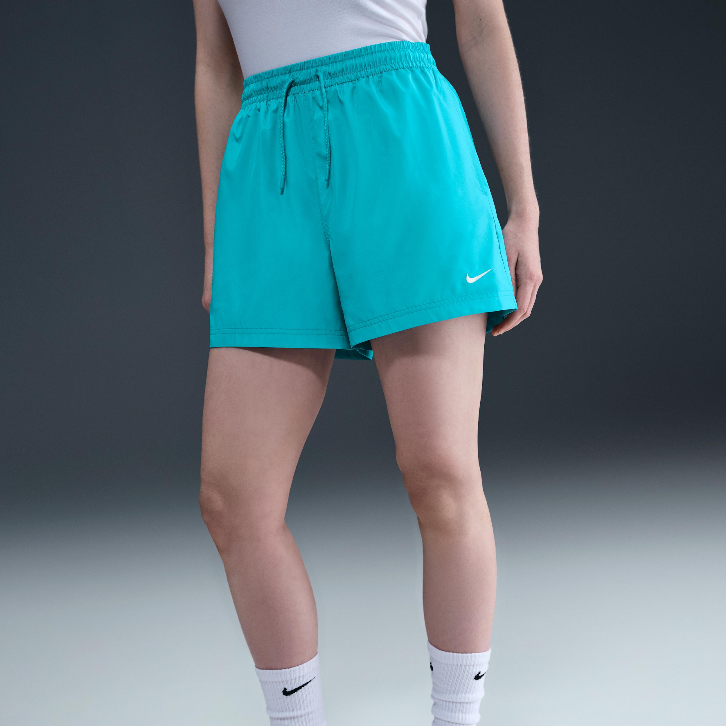 Womens Nike Sportswear Classic Wovens Mid-Rise Shorts | FV7557-017 Product Image