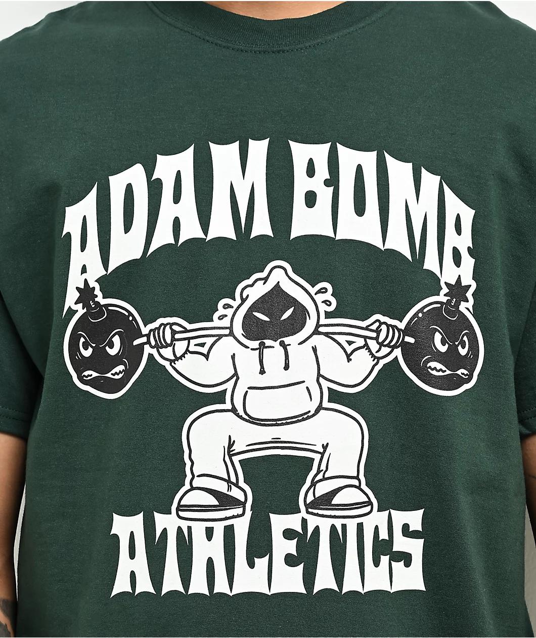 Adam Bomb Athletics Green T-Shirt Product Image