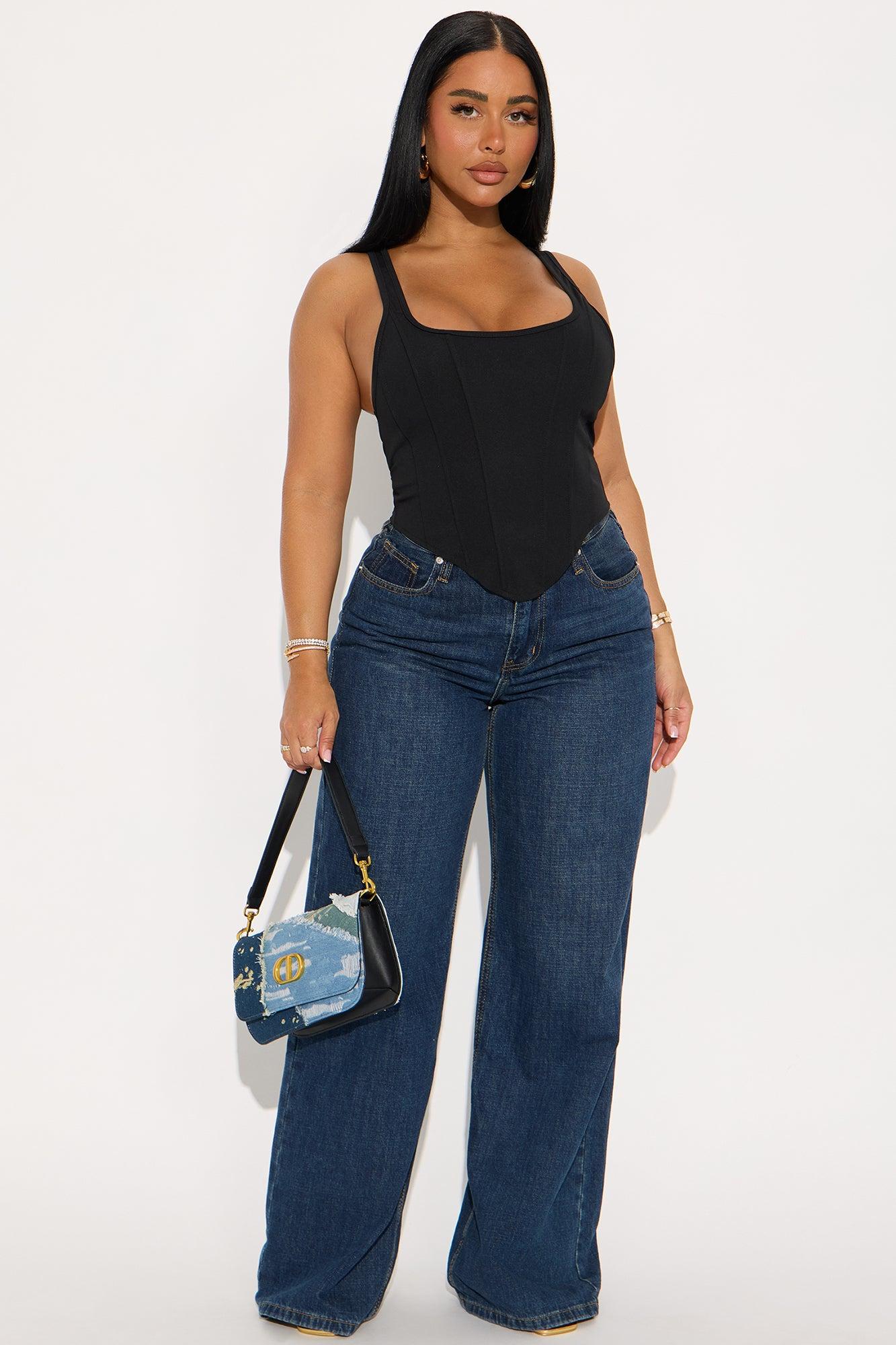 Body Chemistry Corset Top - Black Female Product Image