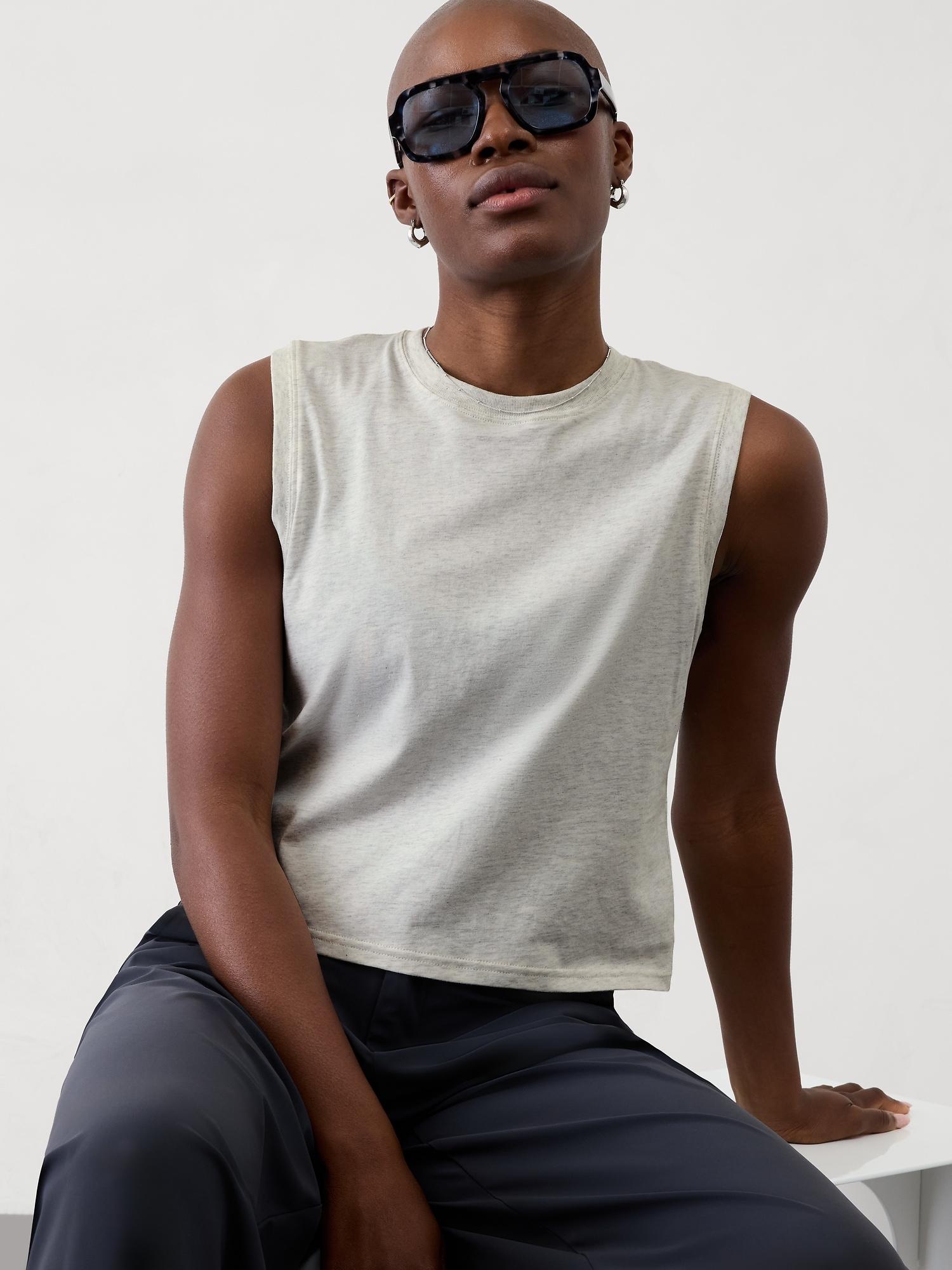 True Cotton Crop Tank Product Image