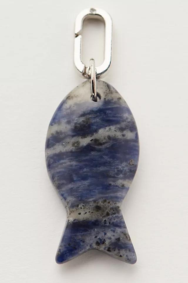 Stone Fish Bag Charm Product Image