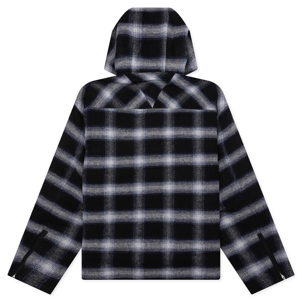 Hooded Over Shirt - Midnight Navy Male Product Image