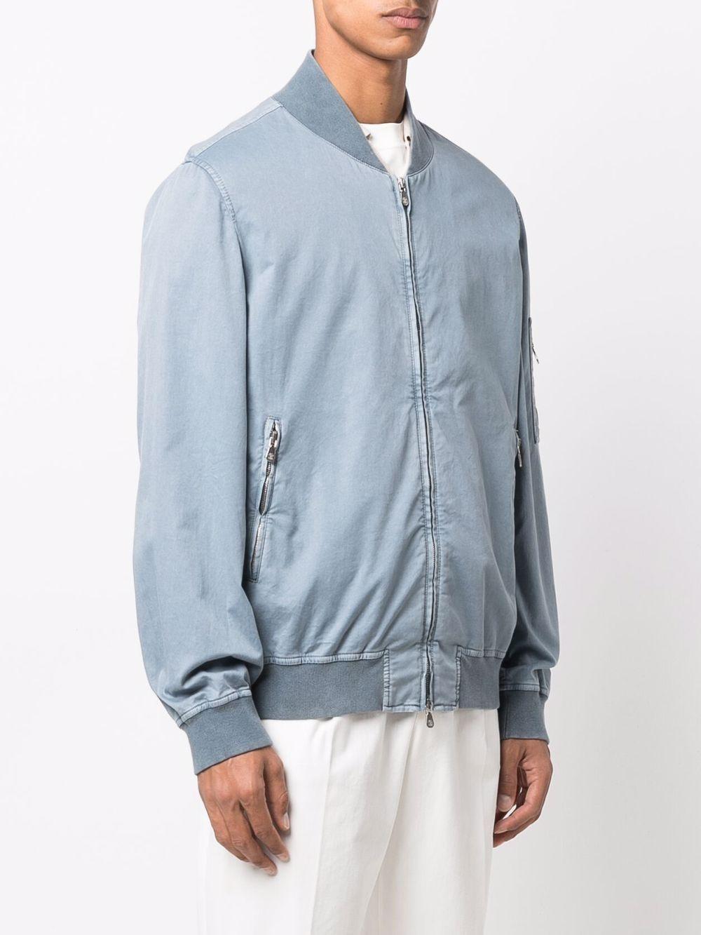 zip-pocket bomber jacket Product Image