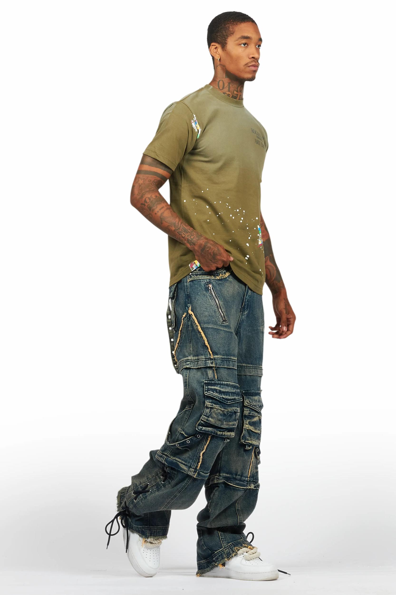 Palmer Green Graphic T-Shirt Male Product Image