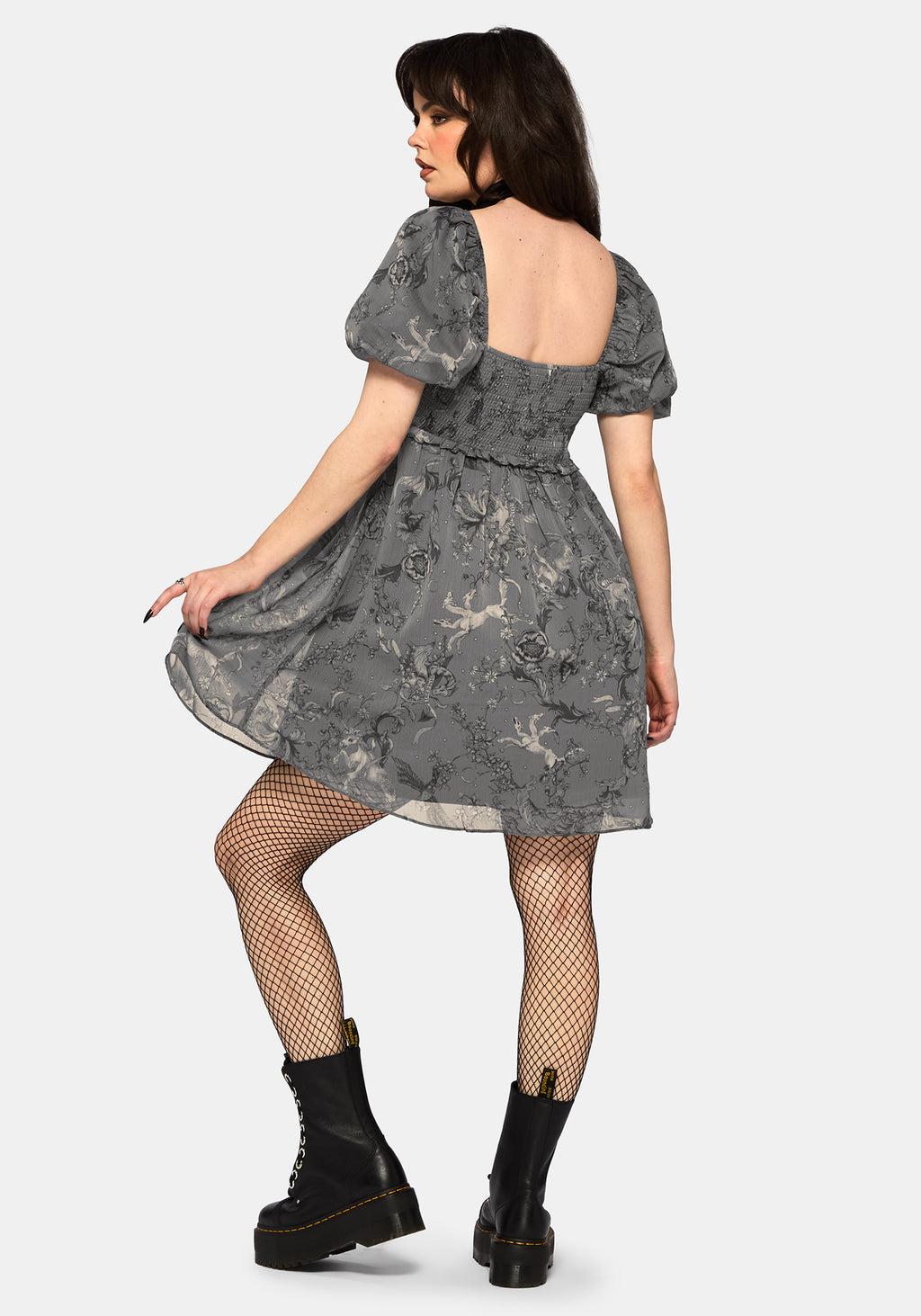 Merunicorn Enchanted Forest Mini Dress Product Image