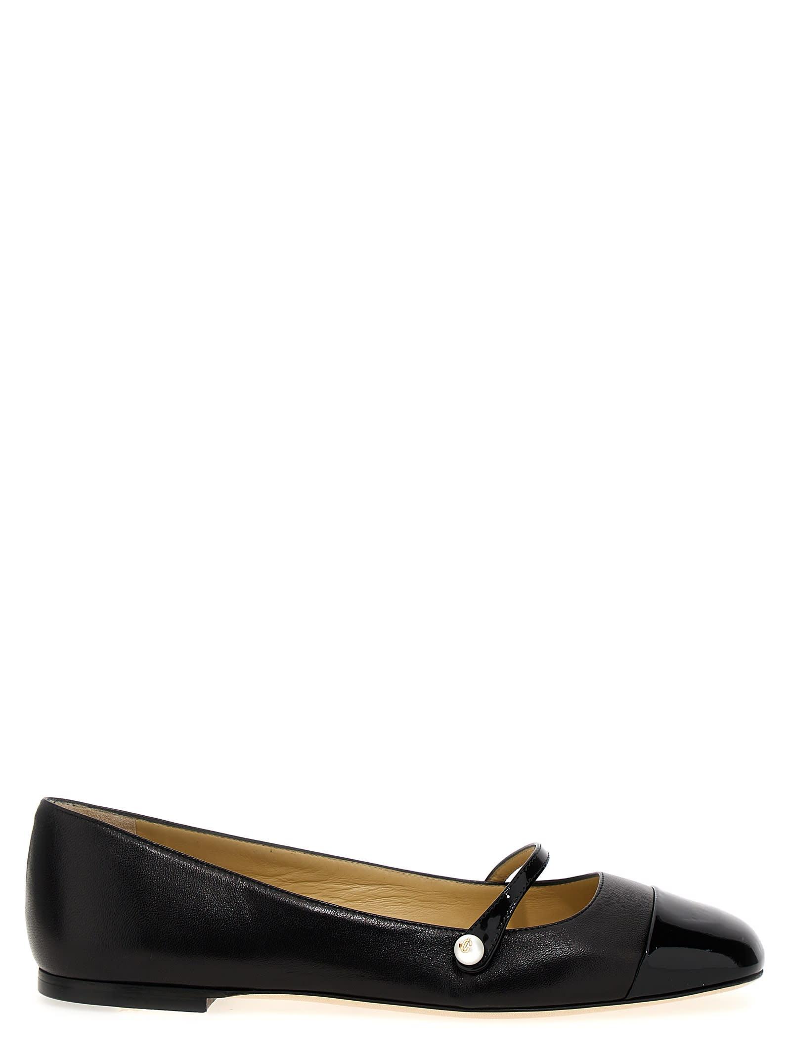 JIMMY CHOO Elisa Ballet Flats In Black Product Image