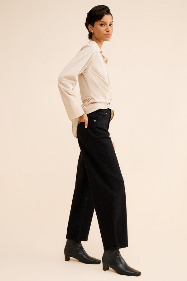 ROLLA'S | Gigi Barrel Jeans Black Product Image