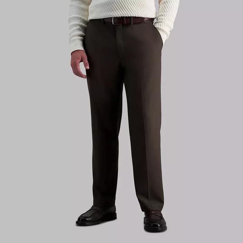 Men’s Haggar® Premium Comfort Expandable-Waist Classic-Fit Stretch Flat-Front Dress Pants, Men's,  Product Image