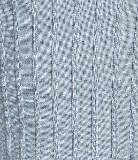 KARL LAGERFELD PARIS Knit Round Neck Short Sleeve Sweater Product Image