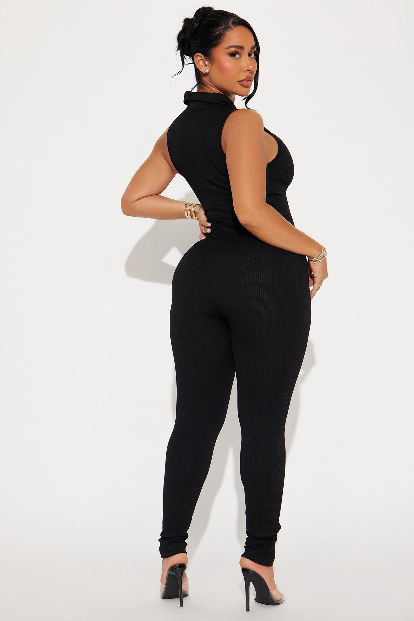 Brynne Seamless Jumpsuit - Black Product Image