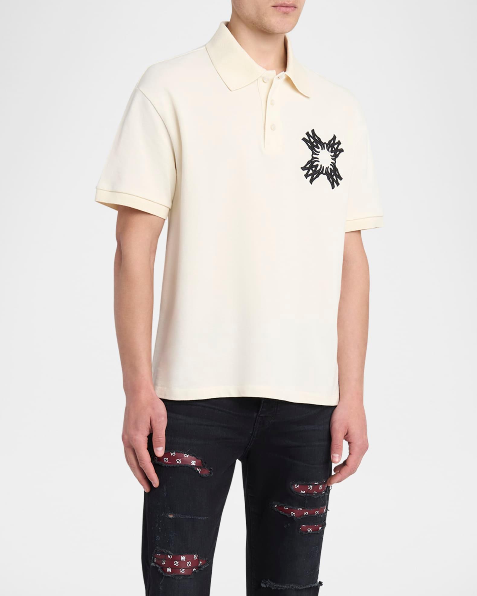 Men's Embroidered MA Quad Polo Shirt Product Image