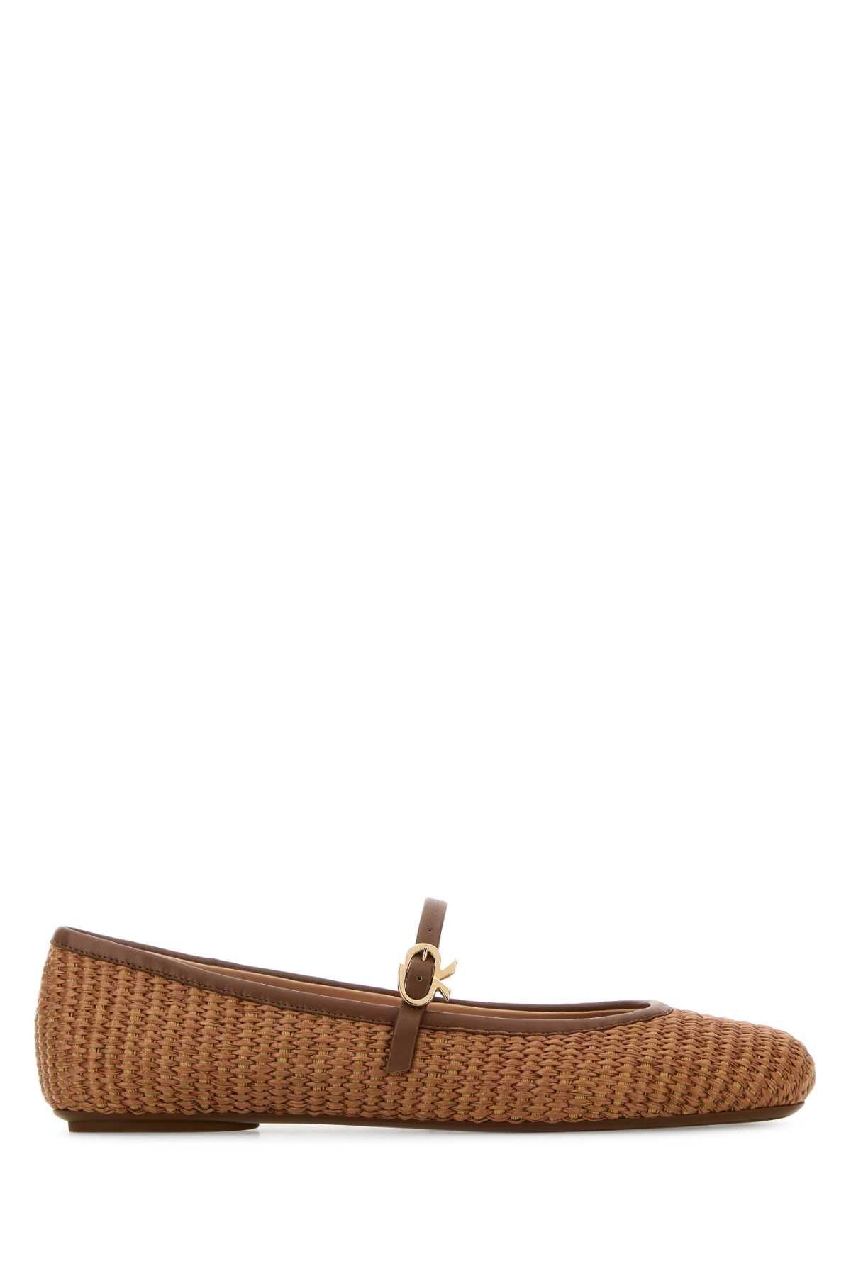 Carla raffia ballet pumps Product Image