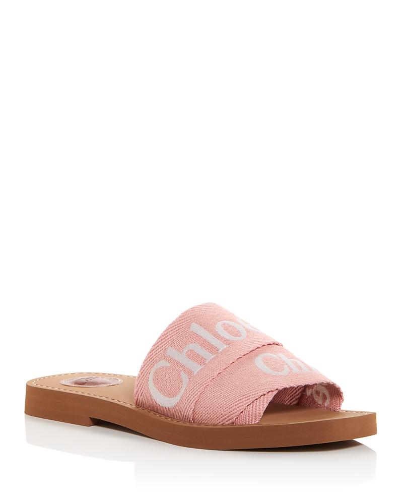 Chloe Womens Woody Logo Slide Sandals Product Image