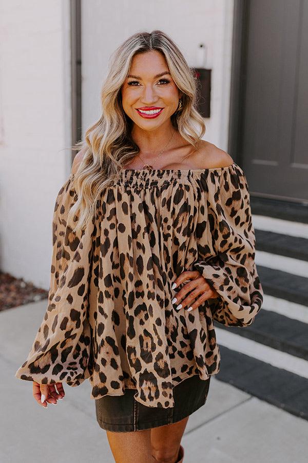 Chic Statement Leopard Top Product Image